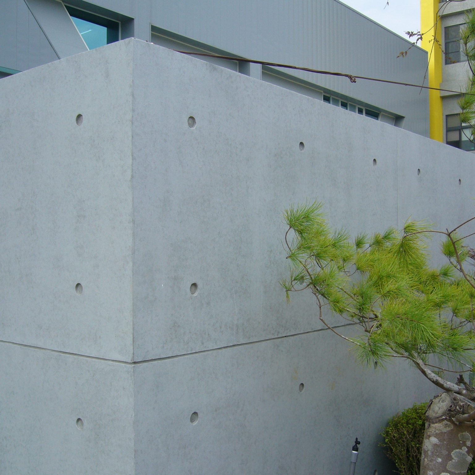 Exposed Cement Concrete Effect Wall Paint Exterior