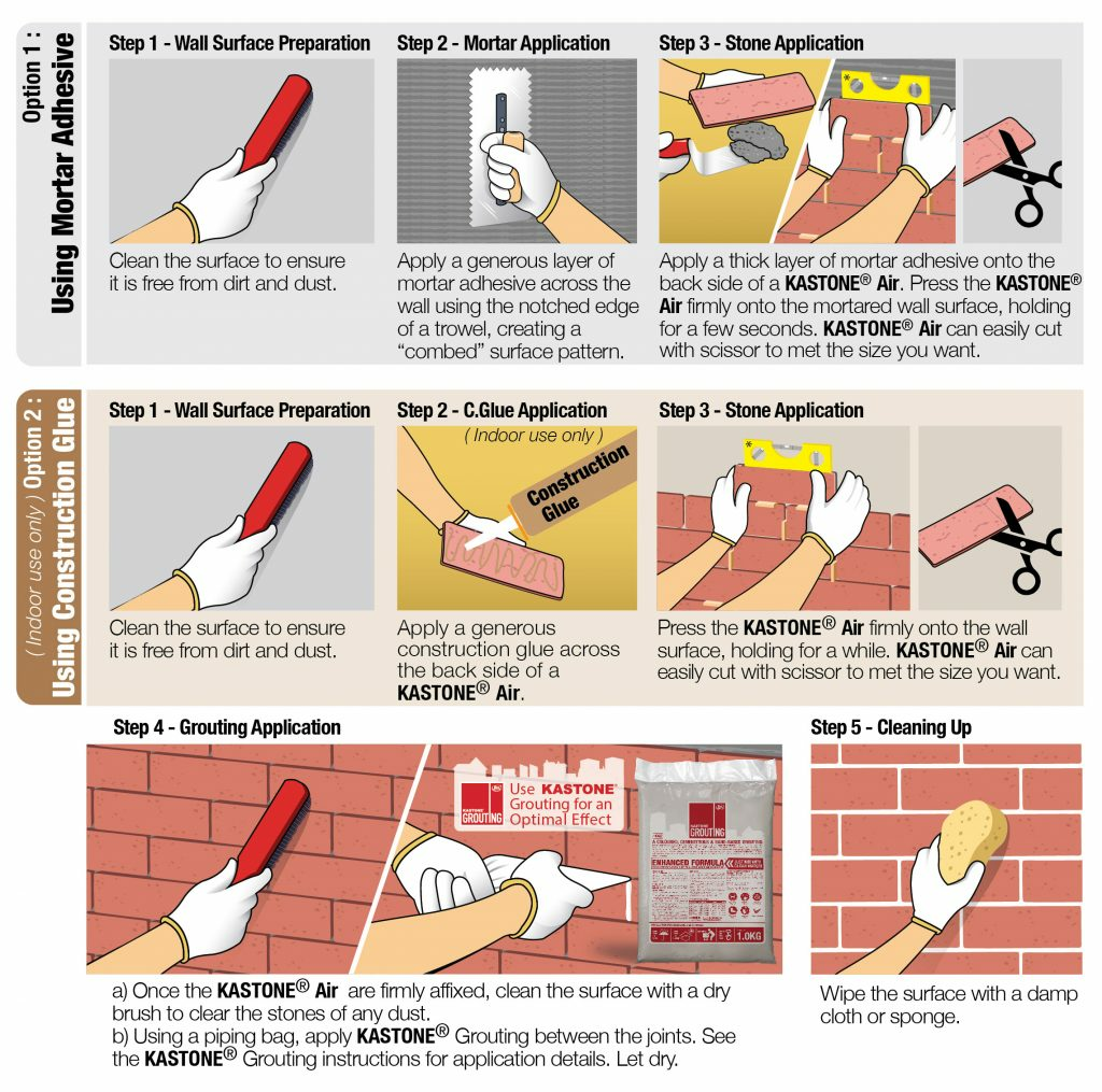 KASTONE® Air AR-30 Series — Installation Instruction
