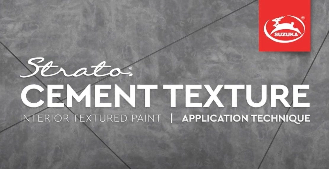 SUZUKA® Strato Cement Texture Paint [EXTENDED] Application Steps
